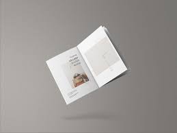 Floating Us Letter Brochure Free Mockup Brochures Mockups Brochure Mockup Free Free Mockup
