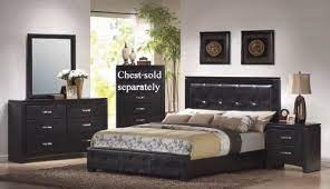 King upholstered wing bed ia7s. Coaster Home Furnishings 4pc King Size Bedroom Set In Black Finish Buy Online In Oman At Oman Desertcart Com Productid 34874204