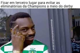 How i feel looking at tonight's uefa champions league fixtures bayern vs. Bem Pensado Sporting Memes Futebol Clube Facebook