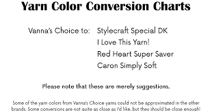 yarn color conversion chart pdf yarn yarn colors caron