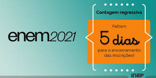 Às 8h, quando se completaram 72 horas da divulgação das notas, o instituto nacional de estudos e pesquisas educacionais anísio teixeira (inep. Inep On Twitter As Inscricoes Para Participar Do Enem 2021 Se Encerrarao Na Proxima Quarta Feira 14 Lembramos Que Para Realizar A Inscricao No Exame Os Interessados Devem Acessar A Pagina Do Participante