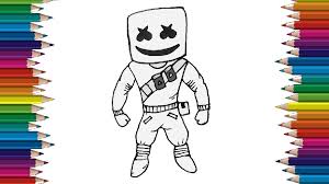 Each printable highlights a word that starts. How To Draw Marshmello From Fortnite Fortnite Drawing Easy For Beginners