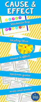 Cause And Effect Task Cards And Game Task Cards Inference Task Cards Context Clues Task Cards