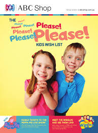 Live in concert is a wiggles concert fanmade video released on november 23rd , 2005 it was filmed in 2005 in oakland , usa. Kids Wish List Catalogue By Abc Shop Issuu