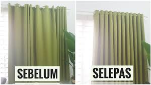 Menambah sepasang kelengkungan tirai adalah cara mudah untuk menyesuaikan. Tutorial Seragamkan Langsir Eyelet Guna Cawan Tanpa Clip Langsir Youtube