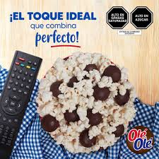 Canchita con Olé Olé! Una opción dulce con salado increíble que  #CalmaTuAntojo para una tarde de pelis. ¿Ya lo probaste? ¡Está excelente!