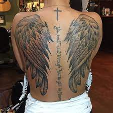 You can also get a smaller design with an inspiring word on it. Ambigram Tattoos Ideas Tattoospedia Wing Tattoos On Back Ambigram Tattoo Angel Tattoo Designs