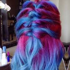 Check out these 72 stunning red hair color ideas with highlights: Blue Is The Coolest Color 50 Blue Ombre Hair Ideas Hair Motive