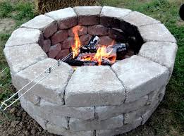 Fast And Easy Fire Pit Stones Came From Home Depot And Cost Less Then 100 To Build Glass Fire Pit Homemade Fire Pit Stone Fire Pit