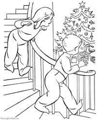 This printable christmas coloring page are fun for kids. Coloring Pages Of Christmas Morning