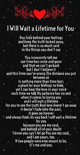 I Will Wait For You Poem For Him Google Search Complicated Love Quotes Love Quotes For Him Distance Love Quotes