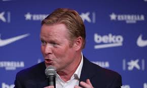Ronald koeman may win the copa del rey and la liga, but that may not be enough to keep his zinedine zidane has hit back at barcelona manager ronald koeman for criticizing the referee during. Ronald Koeman Appointed New Barcelona Manager Egypttoday
