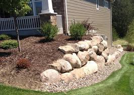 At paving superstore, we have a wide variety of boulders and feature. Landscape Boulders Installation In Anoka Surrounding Areas Steve S Lawn And Landscape