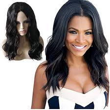 It not only changes your regular persona instantly but also gives you a fiercely dramatic flair. Lznlink Women Long Wave Wigs Natural Black Hair Wigs Heat Resistant Synthetic Fibre Accessories Buy Online In Angola At Angola Desertcart Com Productid 63734071