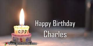 Happy birthday charles album has 1 song sung by ingrid dumosch. Happy Birthday Charles Candle Fire Greet Name
