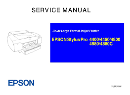 Trouver complète driver et logiciel d installation pour imprimante epson stylus sx115. Epson Stylus Pro 4400 Service Manual Pdf Download Manualslib