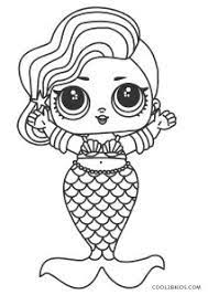 Dolls are so cute and make great coloring pages. View 9 Lol Mermaid Coloring Pages