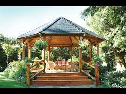 Build a gazebo as a way to create a sheltered backyard and make a shady spot to relax in. How To Build Gazebo Part 1 Realcedar Com Youtube