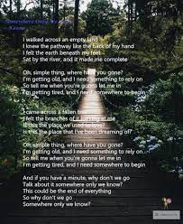 Last Song Before Getting Out Of The Car This Morning I Might Ve Cried A Little Somewhere Only We Know Songs Where Have You Gone