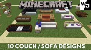 Jumbo minecraft 3.0 lamp made of lego® bricks. Minecraft 10 Sofa And Couch Designs Youtube