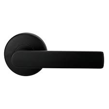 lockwood 63mm black velocity l3 passage leverset bunnings warehouse in 2021 black door handles door handles velocity