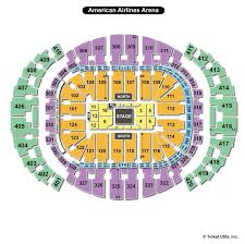 American Airlines Arena Seating Chart Concert Active Discounts