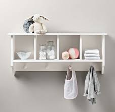 Weathered Wall Organizer Baby Room Organization Nursery Shelves Nursery Organization Changing Table