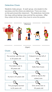 Includes 13 printable multiplication games. Detective Clues Solve The Mystery In The Puzzle Worksheet All Esl