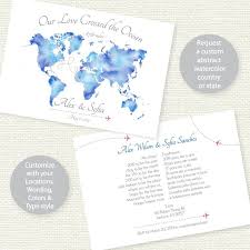 Image 0 Map Wedding Invitation Travel Theme Wedding Invitations Wedding Map