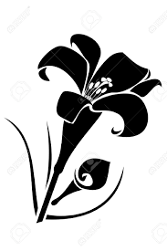 On this part of the body it is possible to do drawings or. A Black Tribal Lilly Flower Tattoo Royalty Free Cliparts Vectors And Stock Illustration Image 4382259