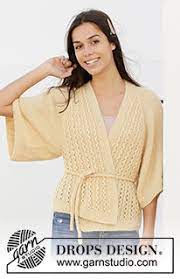 Learn how to sew a kimono top or jacket with this free kimono pattern & tutorial. Free Knitting Patterns And Crochet Patterns By Drops Design