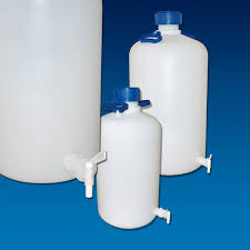 Bidon en plastique de 2 l vide couleur naturelle, avec témoins de remplissage, avec bouchon équipé d'une bague d'inviolabilité. Bidons Col Etroit Avec Robinets Jerricans Bidons Flaconnage Plastique Dominique Dutscher Materiel De Laboratoire