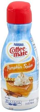 Coffee Mate Pumpkin Spice Coffee Creamer 32 Oz Nutrition Information Innit