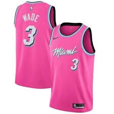 The miami heat city edition jersey pays homage to the original miami arena and 'miami vice'. New 2018 2019 Nike Nba Miami Heat Dwyane Wade 3 Earned Edition Swingman Jersey Ebay