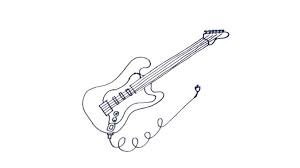 How to draw a electric guitar. How To Draw An Electric Guitar My How To Draw