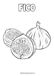 Disegni Di Frutta Da Stampare E Colorare Pianetabambini It Disegni Di Frutta Attivita Con Il Colore Disegni