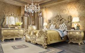 Check spelling or type a new query. Hd 1801 Homey Design Bedroom Set Victorian Style Metallic Gold Finish