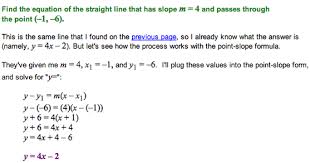 Point Slope Form Definition Algebra The Latest Trend In Point Slope Form Definition Algebra Point Slope Form Point Slope Algebra