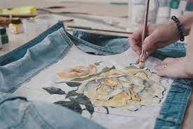 While it is nice to thin out acrylic paint when painting on a canvas, do not do this when painting on denim! Can You Varnish Fabric How To Seal Acrylic Paint On Fabric