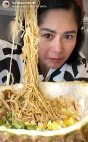 Ramen Durian Viral, Ini Racikan Indomie Goreng Durian ala Farida Nurhan