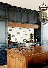 We Just Can T Get Enough Of These 6 Distressed Kitchen Cabinets Hunker In 2020 Distressed Kitchen Cabinets Painted Kitchen Cabinets Colors Navy Kitchen Cabinets
