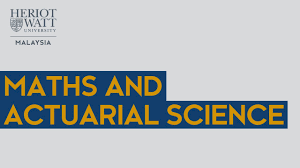 Do you have a master of science (ms), actuarial science degree? Maths Actuarial Science At Heriot Watt Youtube