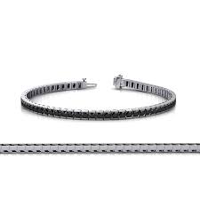It's just because of the current black color trend that's setting a fire in the. Trijewels Black Diamond 2mm Channel Set Tennis Bracelet 2 55 Ct Tw In 14k White Gold Walmart Com Walmart Com