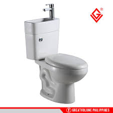 Check spelling or type a new query. Gv 6881 2in1 Dual Flush Water Closet Toilet Bowl With Basin Toilet Bowl Shower Hose Kitchen Sink Faucets