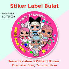 Kamu adalah anak yang luar biasa dan penuh dengan bakat serta kreativitas. Stiker Label Ulang Tahun Anak Tumpeng Mini Nasi Souvenir Lol Surprise Shopee Indonesia