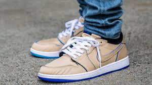 Air Jordan 1 Low Trainers Black Cactus Flower White Yes Yes The Nike Sb X Air Jordan 1 Low Lance Mountain On Feet Sneaker Re Sneakers Sneaker Collection Air Jordans