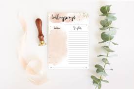 Dateien zum entwerfen eines kostenlosen downloads für sie als psd,png,eps oder ai. Rezeptvorlage Zum Ausdrucken Kochbuch Vorlage Geschenke Vorlagen