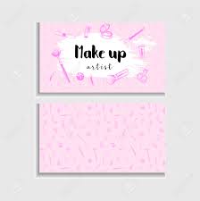 Business cards for makeup artists. Makeup Artist Business Card Vector Template Royalty Free Cliparts Vectors And Stock Illustration Image 100974318