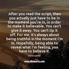 After You Read The Script Then You Actually Just Have To Be Idlehearts