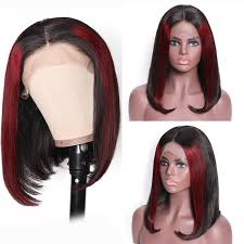 Unice Hair Straight Lace Front Wigs Tl1b99j Highlights Color